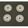 Shock Pistons conical 6 Holes x4 pcs
