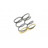 Shock spring Front Rear Yellow 811GT x2 pcs