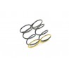 Shock spring Front Rear Yellow 811GT x2 pcs