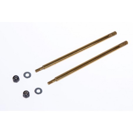 Shock absorber shaft Rear TiN coated SRX8 x2 pcs