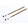 Shock absorber shaft Rear TiN coated SRX8 x2 pcs