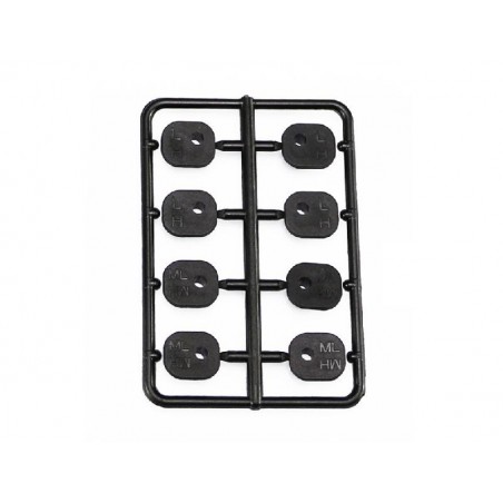 Insertos para manguetas traseras V2 Aluminio SRX8 x8 uds.