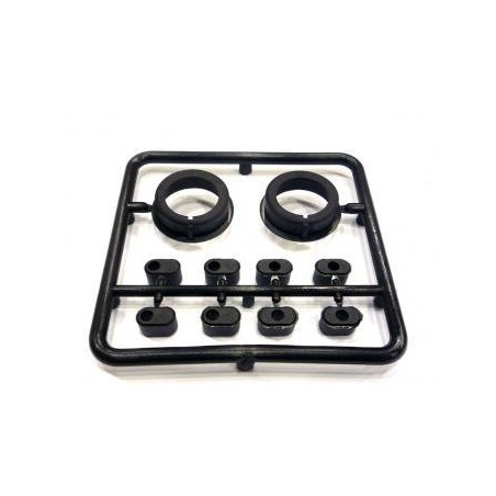 Excentricas traseras e insertos trapecios