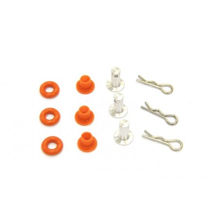 Fuel tank support Aluminum and Rubber cover x3 pcs