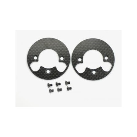 Rear rim cover Carbon x2 pcs