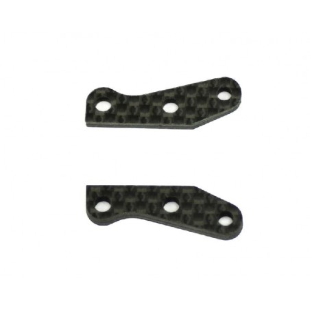 Shock extension bracket front wide Carbon