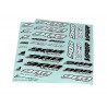 Decal sheet Serpent S988 x2 pcs