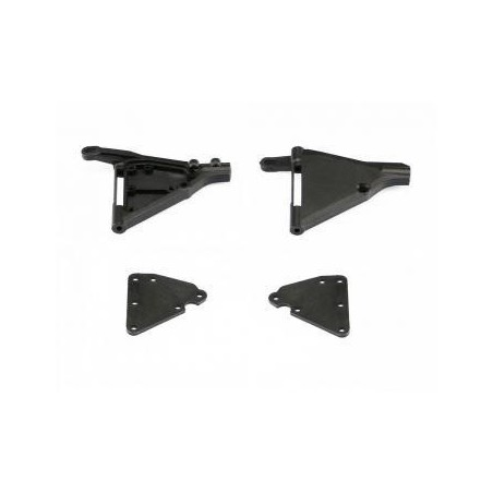 Trapecios delanteros inferiores duros Serpent 988 x2 uds.