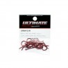 Clips de carroceria 1/8 Rojos x8 uds.