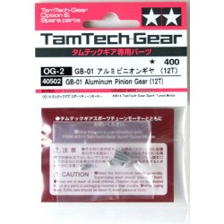 40502 - Piñon aluminio 12T GB-01 Tamiya