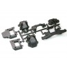 FA012 -  Torreta trasera y placas de suspension Set Kyosho Fazer