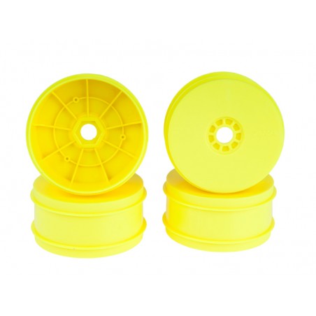 Llantas EVO Amarillas AKA Buggy 1/8 x4 uds.