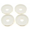 Stiffeners disc for 1/8 Truggy Evo Wheel White x4 pcs