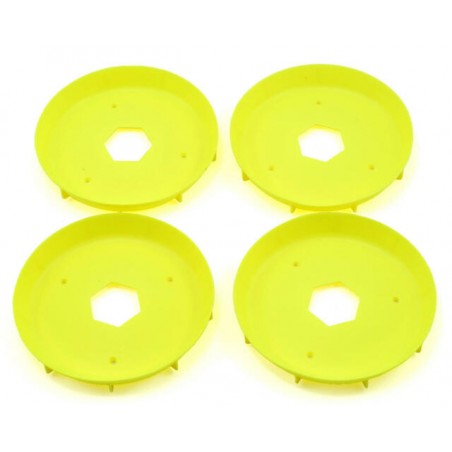 Discos llanta AKA EVO Amarillos Truggy 1/8 x4 uds.