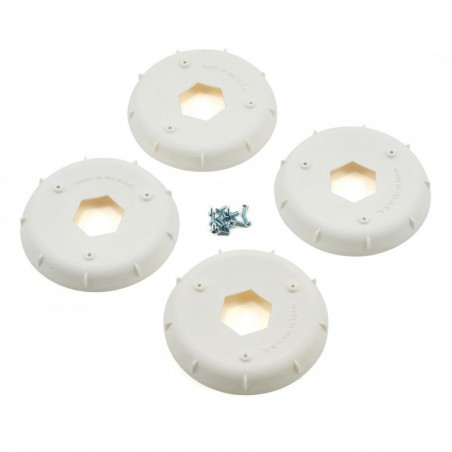 Discos llanta AKA EVO Blancos Buggy 1/8 x4 uds.