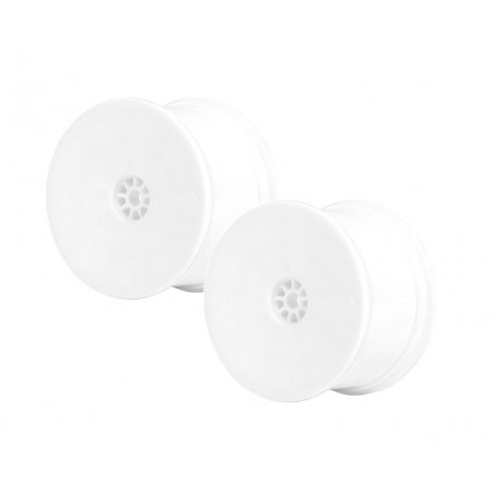 Llantas traseras AKA Buggy 1/10 HEXLITE 2WD - 4x4 Blancas x2 uds.