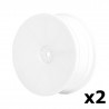 1/10 Buggy Hexlite 4WD Front wheels - White AE KY