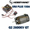 Combo Hobbywing XR8 Plus 150A + Xerun G3 2800kv GT