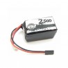 LiPo Battery 7.4v XTR receiver 2500mAh Hump Square