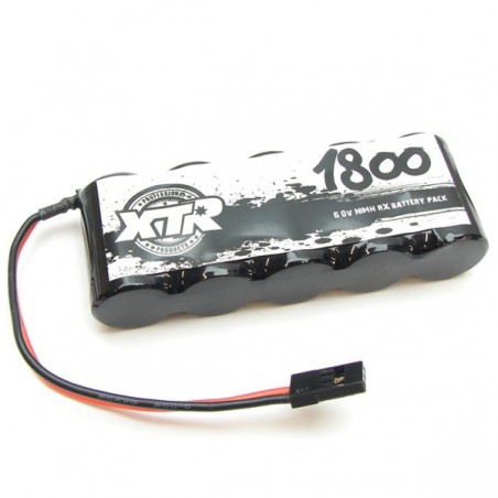 6.0v NiMh 1800mah XTR Flat receiver battery