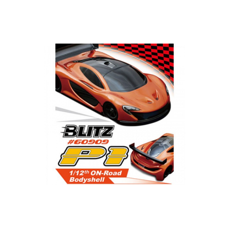 Carroceria Blitz P1 1/12 Lexan 0.8mm On Road