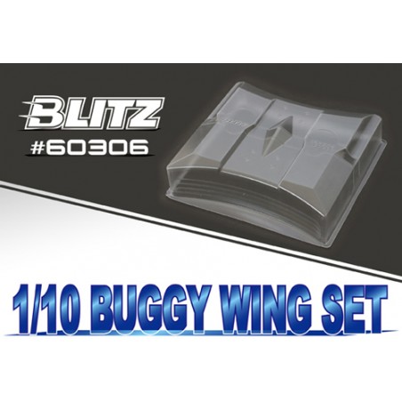 Buggy 1/10 Off Road Lexan Wing 1.2mm x2 pcs