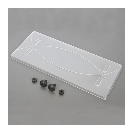 On Road 1/8 Touring Lexan Wing + Fixing Screws x2 pcs