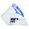 Protector facial con pantalla (Azul)