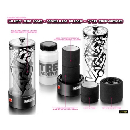 Bomba vacio amortiguadores 1/10 Off Road Hudy