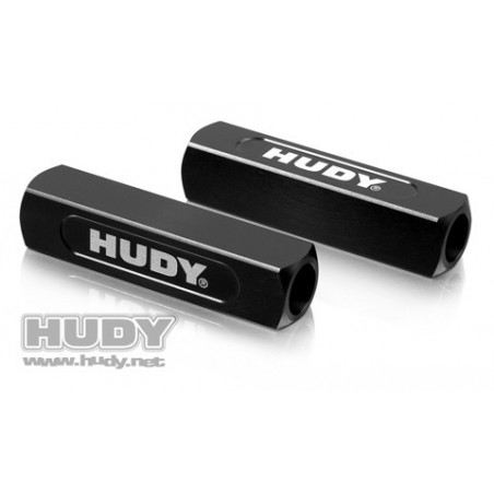 Bloques indicador caida chasis 20 mm Hudy 1/8 1/10 x2 uds.