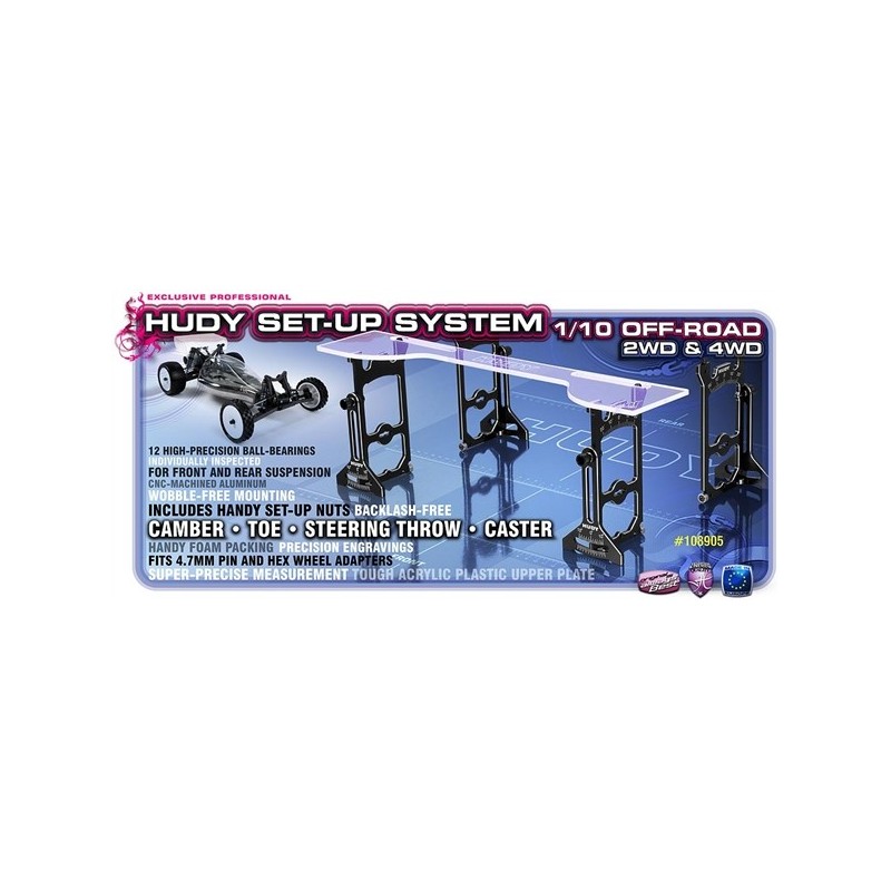 HUDY 108905# Universal Exclusive Set-Up System For 1/10 Off-Road