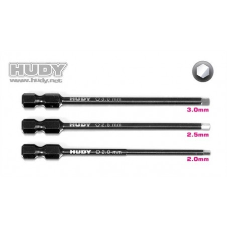 Punta destornillador electrico Allen 2.0 x 90 mm Hudy