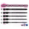 Set Of Power Tool Tips 2.0, 2.5, 3.0mm + 4.0, 5.8 Phillips Hudy