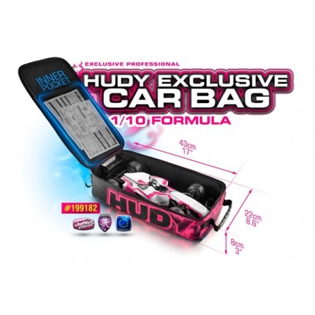 Bolsa Hudy para coche 1/10 Formula 1