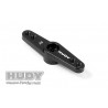 Aluminum throttle servo horn 25T Hudy - Offset - 2 Holes M3