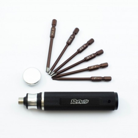 6-in-1 screwdriver hex 1.5 - 2.0 -2.5 - 3.0mm - phillips - flat