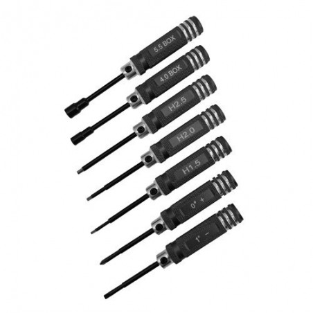 Tools set hex 1.5 - 2.0 - 2.5mm - phillips - flat - socket
