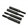 Traxxas TRX-4 treal steel stub axle +5mm - portal drive x4 pcs