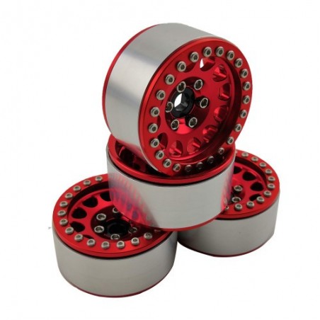 Llantas crawler 1.9" beadlock M105 - Rojo