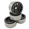1.9 aluminum beadlock Crawler wheels M105 Black x4 pcs