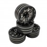 1.9 aluminum beadlock Crawler wheels M403 titanium x4 pcs