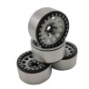 1.9 aluminum beadlock Crawler wheels M105 White Black x4 pcs