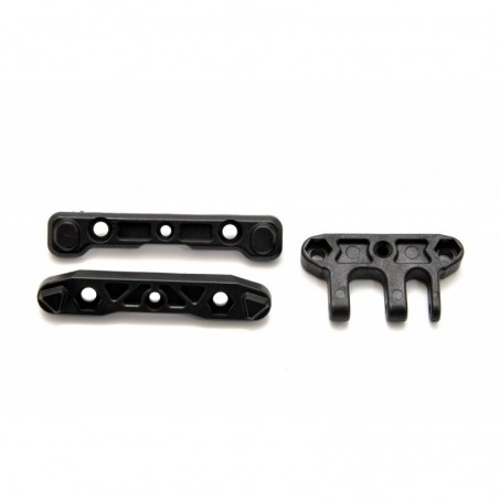 90003 Front rear lower plastic arm holder set C Plate Hyper SS