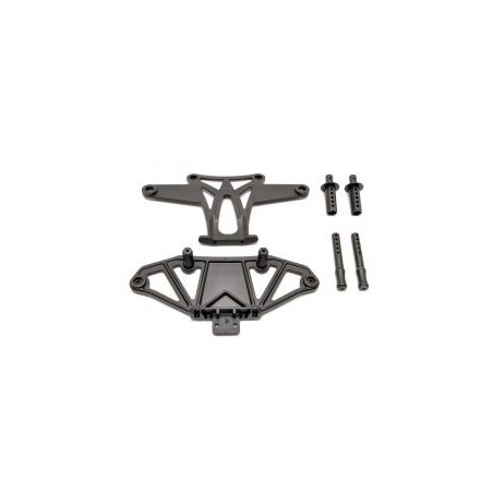 85036 Hyper VT Front bumper set with body post