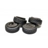 22077 1/10 On-road Tires Radials HoBao x4 pcs