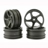 224058G Wheels Grey On Road 1/10 HoBao