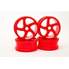 224058R Wheels Orange On Road 1/10 HoBao