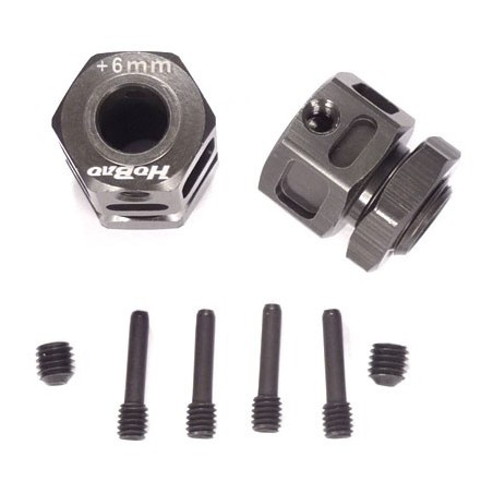 86105 Wheel Hub Set Width + 6mm HoBao x2 pcs