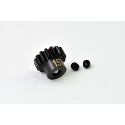 89325 - Piñon motor 1/8 15T 5 mm mod. 1 Acero