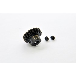 89328 - Piñon motor 1/8 17T 5 mm mod. 1 Acero